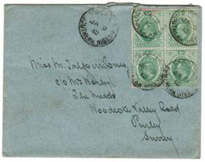 SOUTHERN NIGERIA - 1912 cover to UK from FORCADOS.