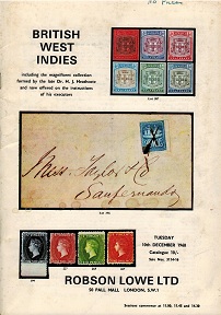 GENERAL LITURATURE (BRITISH WEST INDIES) - R.Lowe auction catalogue.