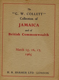 JAMAICA - Harmers auction catalogue