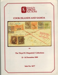 COOK ISLANDS - Stanley Gibbons auction catalogue