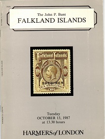 FALKLAND ISLANDS - Harmers auction catalogue 
