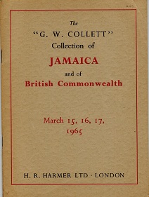 JAMAICA - Harmers auction catalogue 