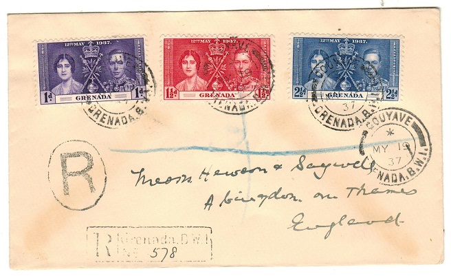 GRENADA - 1939 registered 