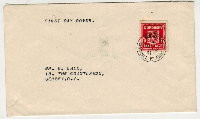 GREAT BRITAIN (Guernsey) - 1941 1d 
