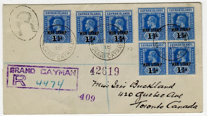 CAYMAN ISLANDS - 1918 