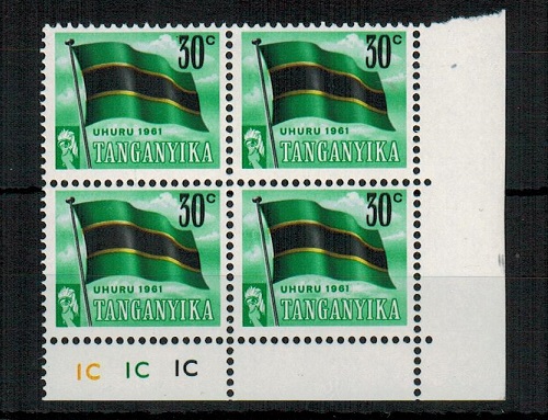 TANGANYIKA - 1961 30c 