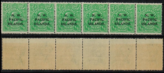 NEW GUINEA (N.W.P.I.) - 1915 1/2d bright green mint 