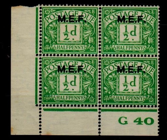B.O.F.I.C. (MEF) - 1942 1/2d emerald 