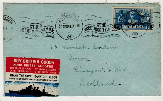 SOUTH AFRICA - 1941 3d rate