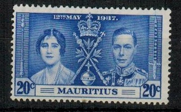 MAURITIUS - 1937 20c 