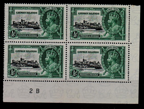 CAYMAN ISLANDS - 1935 1/2d 