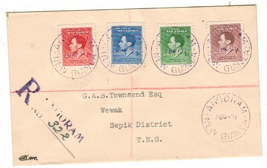 NEW GUINEA - 1937 registered 