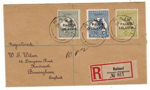 NEW GUINEA - 1916 registered 