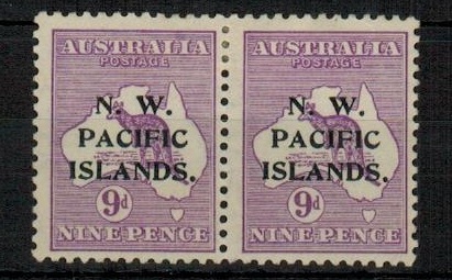 NEW GUINEA (N.W.P.I.) - 1915 9d violet mint horizontal 