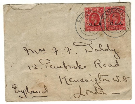 TANGANYIKA - 1922 12c rate 
