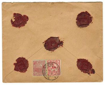 NEW CALEDONIA - 1911 cover with 