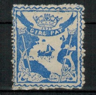 BRITISH GUIANA - 1937 blue 