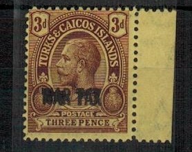 TURKS AND CAICOS IS - 1917 3d 