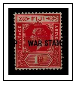 FIJI - 1915 1d bright scarlet 
