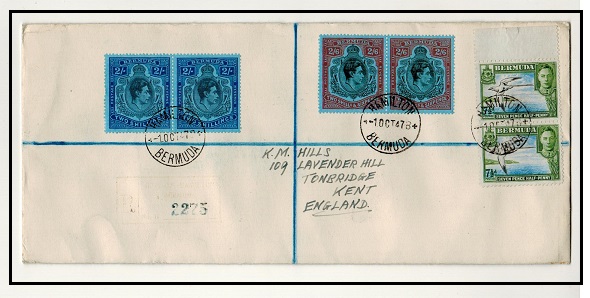 BERMUDA - 1947 2/- and 2/6d 