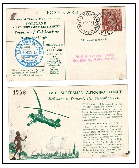 AUSTRALIA - 1934 first 
