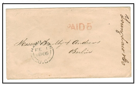 CANADA - 1866 stampless local 
