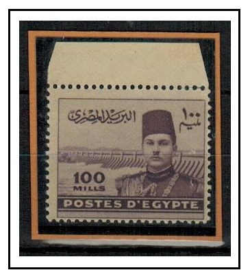 EGYPT - 1939 100m dull violet 