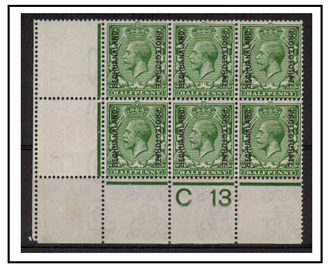 BECHUANALAND - 1913 1/2d green fine mint 