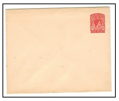 LEEWARD ISLANDS - 1938 1d red PSE unused (133x108mm). Unlisted by H&G.