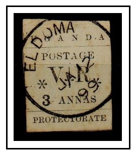 UGANDA - 1896 3a black 