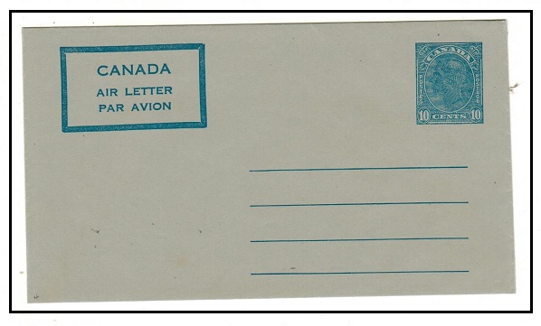 CANADA - 1947 10c blue air letter sheet unused.  H&G 1.