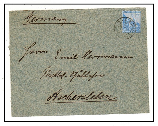CAPE OF GOOD HOPE - 1899 2 1/2d rate cover to Germany used at FARVIEW.
