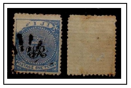 FIJI - 1867 1d deep blue 