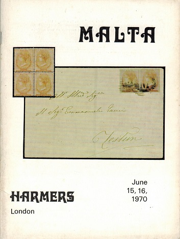 MALTA - Harmers of London auction catalogue of the 