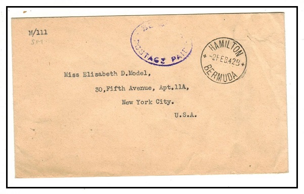 BERMUDA - 1942 stampless 