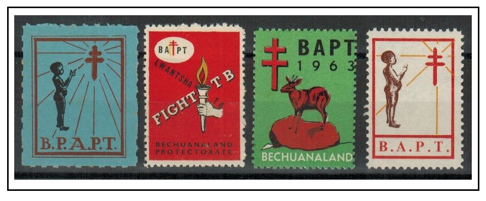 BECHUANALAND - 1961-64 perforated 