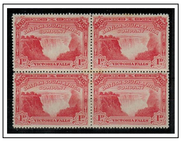 RHODESIA - 1905 1d red 