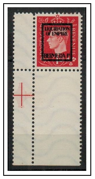 BERMUDA - 1944 1d scarlet 