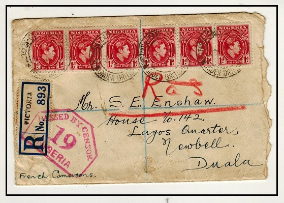 CAMEROONS - 1940 6d rate 