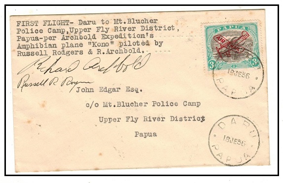 PAPUA - 1936 signed 
