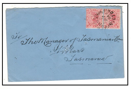 VICTORIA - 1904 2d rate cover to Tasmania used at HERN BANK.