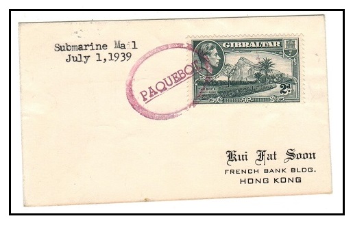 GIBRALTAR - 1939 2d rate 
