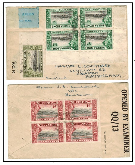 SIERRA LEONE - 1943 1/6d rate 