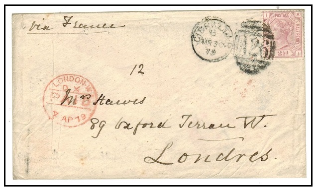 GIBRALTAR - 1897 2 1/2d GB 