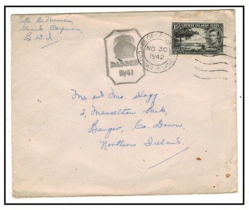 CAYMAN ISLANDS - 1942 1 1/2d rate 