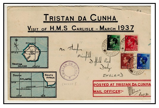 TRISTAN DA CUNHA - 1937 illustrated 