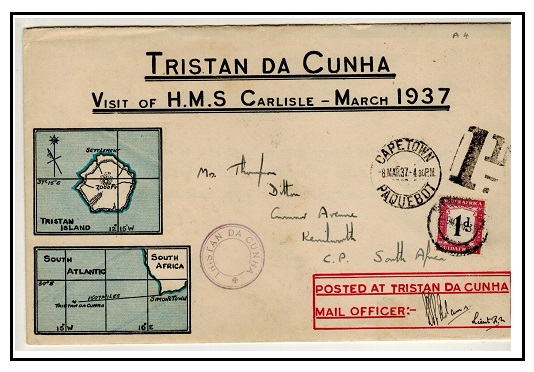TRISTAN DA CUNHA - 1937 illustrated 