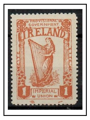 IRELAND - 1912 1d dull pale red fine mint  