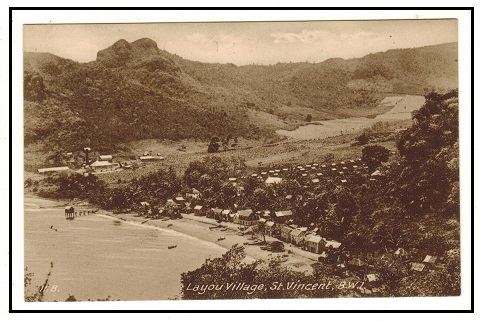 ST.VINCENT - 1910 (circa) unused postcard depicting 