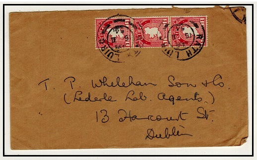 IRELAND - 1954 3d rate cover to Dublin used at RATH LUIRC.